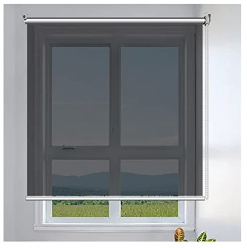 Tages-Einweg-Durchsichtsvorhang, wärmeisolierte Rollos für Schlafzimmerfenster, 40 cm – 140 cm breite Jalousien (Größe: 140 x 100 cm/55,1 x 39,3 Zoll)