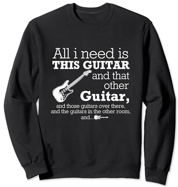 Guitare électrique metal rock guitariste anniversaire Rockin Sweatshirt