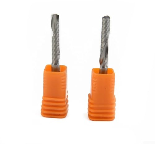 HomeVortex 4 mm Spiralfräser-Set, Schaftfräser, Aluminiumverlängerung, Metallbearbeitungsteile, für Aluminium-Holzbearbeitung, CNC-Maschinen