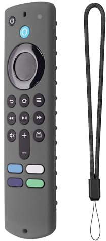 Funda de Silicona para Mando a Distancia | Funda de Silicona para Fire Stick 4K | Funda de Silicona para Mando a Distancia | Funda Protectora de Silicona 4K anticaída RC en Color sólido