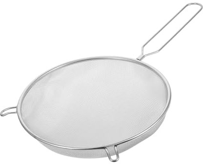 Cabilock Colador De Malla De Acero Inoxidable Cuchara Para Servir Alimentos Mango Ergonómico
