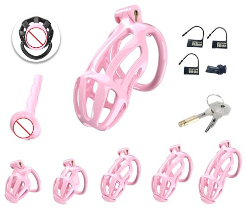Chastity Cage Pene Jaulas De Pene En Bondage Chastity Cage Uomo Cintura Castità Per Uomo Penis Cage Gabbia Pene Cock Cage Sex Toy Gabbia Castità Per Uomo (E2P)