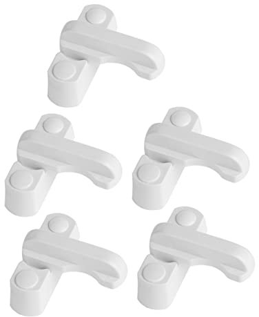 Holibanna 5pièces Type Window Locks Pour Garçon Fille De Sécurité Pour Fenêtres Garçon Fille Verrous Anti-chute Installation Facile Accessoire Pour Fenêtres Et