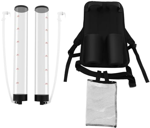 Hkfgdjdl Dispensador de bebidas de gran capacidad de 6 L, diseño de tubo doble para servir automáticamente bebidas frías