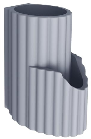 FashionCha Porta Rossetto per Auto con Supporto, Supporto Multiuso per Auto, Porta Rossetto Leggero Ed Elegante, Unisex, Grigio