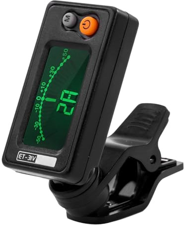 Sxhlseller Klemm-/Halterungsstimmgerät mit LCD-Display für Violine, Bratsche, Cello, Kontrabass mit Automatischer Abstimmung für Musikstudenten und Profis