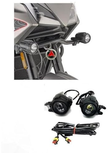 Faretti Proiettori Supplementari A Led e Supporto Compatibile Con Moto Morini X-Cape 649 2021 2022 2023 2024