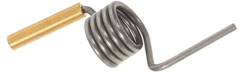 Zerodeko Ressort de Porte pour Réfrigérateur en Acier Inoxydable Argenté, Lot de 2 Pièces, Support Stable et Étanchéité pour Porte de Congélateur Encastrable