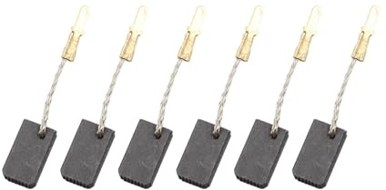 Kivivaka 6 escobillas de carbón para motor 316046800 W8-125 WE14-150 WP8-115 reparación de amoladora angular