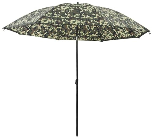 Solivagant Angel-Regenschirm Tarnung 220 x 185 cm Oxford-Polyester, Garten Balkon,Sonnenschirme Sonnenschutze, 2.656 kg-42006690