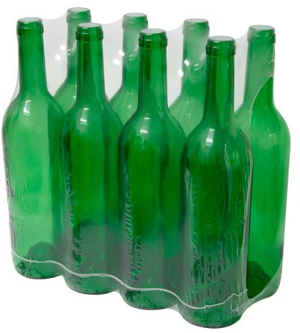 8 x 0.75ml BOTTLE GLASS BORDEAUX FOR HOMEBREW WINE MAKING - GREEN GLASS