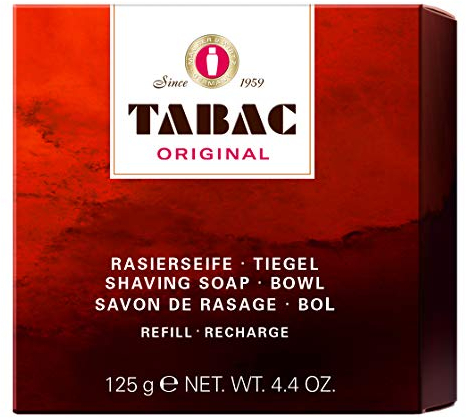TWO PACKS of Tabac Original Shaving Bowl Soap Refill 125g