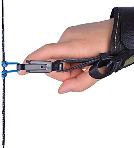 Déclencheur d'aide à la libération de l'arc composé,Métal durable de rotation de 360 degrés, avec dragonne de boucle, libération d'économie pour des accessoires de déclencheur de tir d'étrier