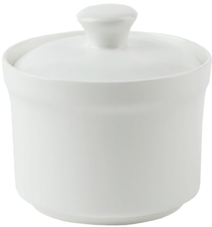 Cabilock Keramik Suppenterrine Mit Deckel 3.94X3.94X3.74In Isolierter Stewed Pot Für Aromatische Suppen Und Dessertschale Mit Deckel Ideal Für Küche Und Haushalt