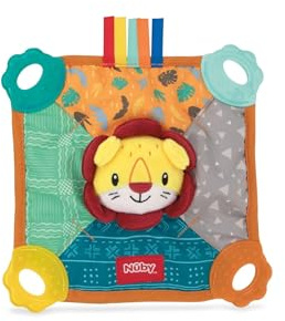 Nuby Lejonformad tandborste | Flera ytor | 3+ månader