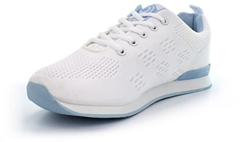 Womens Bowling Trainers Womens Lawn Bowling Shoes Ladies Lawn Bowling Shoes Ladies Bowling Shoes Womens Lawn Bowl Shoes Ladies Lawn Bowl Trainers White/Blue (Large Fit Order 1 Size Small) 5 UK