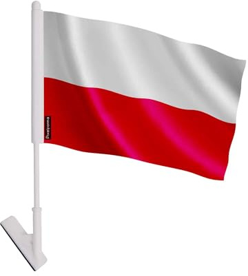 Pixelforma Bandiera adesiva della Polonia 10 pezzi