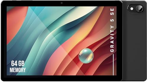 SPC Gravity 5 SE - Tablet 10 Zoll Farbe Grau, IPS InCell-Display, Octa-Core, 5000 mAh, 4 GB RAM, 64 GB erweiterbarer Speicher, Kindersicherung Google Family Link, Android 13