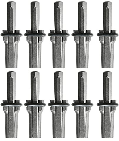 Juego de 10 cuñas divisoras de piedra de 5/8 pulgadas, cuñas de hormigón para piedra de hormigón, mármol, separación de rocas