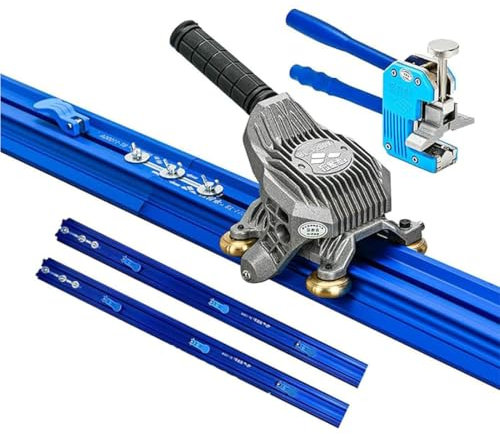 GJBMXSM Cortadora Manual De Azulejos 87 a 150 Pulgadas, para Porcelana Cerámica Gran Formato, Máquina Cortadora Profesional De Azulejos De Cerámica De Porcelana con Diseño Rieles Dobles,2.2M