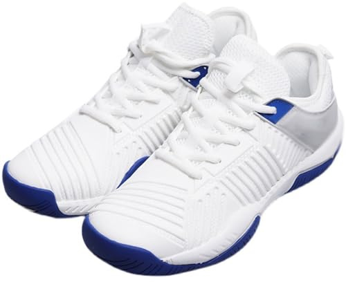 RJPzidK Scarpe da Scherma Scarpe da Ginnastica da Scherma Professionali Antiscivolo per Uomo e Donna Traspiranti per Allenamenti di Scherma(White,#43)