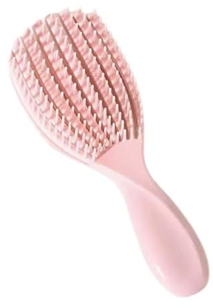 Cepillo de pelo rizado, práctico peine de peluquería, cepillo de pelo hueco, peine de masaje, cepillo para desenredar el cabello