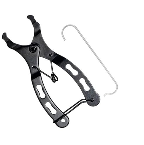 QIUYMGFG Bike Repair Kit Bicycle Chain Buckle Pliers Bicycle Repair Tool Set Mini MTB Chain Release Magic Link Clamp Removal Install Plier Bike Tool Kit(Black-B)