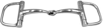 Equine Smile ES0089 Gebiss ErgoBit D-Ring Trense Einfach Gebrochen anatomisch geformtes maulfreundliches aus Edelstahl 14 mm (13.5 cm)