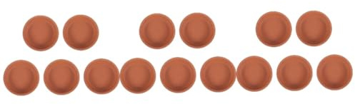 ibasenice 3 Ensembles Coupelles Terre Cuite Saucisse pour Pots De Fleurs Support De Drainage pour Plantes Intérieur Extérieur Durable Étanche 5 Pièces * 3