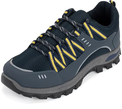 JOMIX Zapatillas Trekking Hombre Zapatos de Trekking y Senderismo Deportivas Ligeras y Transpirables Calzados Urbanos Antideslizantes para Montaña y Uso Diario MOS250648 Azul 45