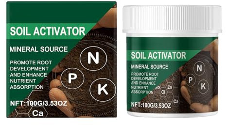 Bodenaktivator Mineralquelle,Bodenverbesserer | Mineralischer Volldünger Für Gemüse, Blumen, Rasen, Garten Und Zimmerpflanzen Im Innen- Und Außenbereich