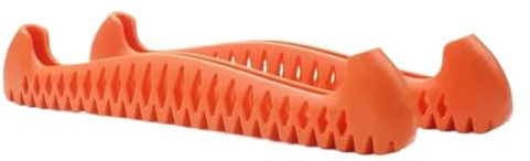 XUMKFJRE 1 par de Fundas for Cuchillas Patines Hockey sobre Hielo, Ajustables, TPU, for Cuchillos(XL Orange)