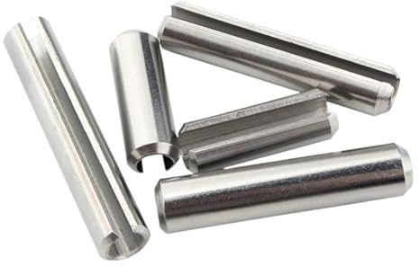 Geteilte Federstifte M3 304 Edelstahl Federtyp Zylinderstifte Schlitzdübel(M3x12mm-100pcs)