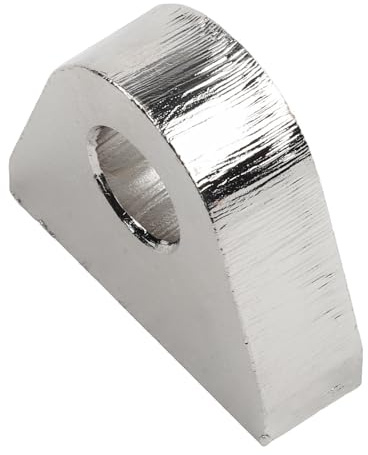 Helilyco 2 x robuste Schäkel aus Stahlguss, zum Anschweißen für LKW, Traktoren und Autos, 7,2 cm breit, silberfarben