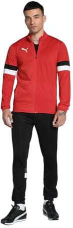PUMA Herren Teamrise Tracksuit Trainingsanzug, PUMA Red-PUMA Black, XL EU