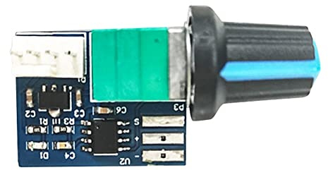 Lüfter Drehzahlregler, PWM Lüftersteuerung, DC 12V 4 Draht Thermostat PWM Regler Drehzahlregler mit Schalter