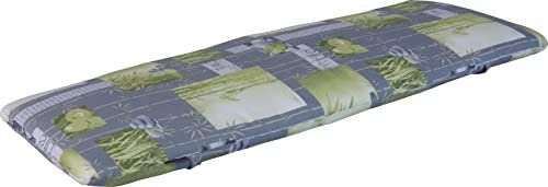 ANGERER Freizeitmöbel GmbH Auflage für Gartenmöbel - Bankauflage Made in Germany (Grau Bambus, 120 cm)