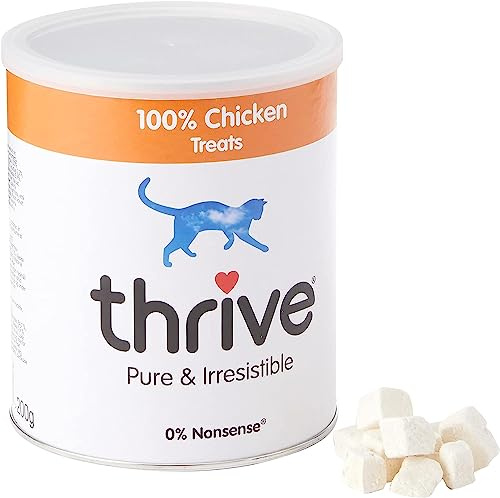 Thrive – Leckerlis für Katzen, 100 % Huhn, XL-Tube, 170 g