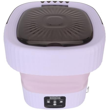 Lavatrice e Asciugatrice Portatile, Mini Lavatrice con Centrifuga, 3 modalità di Pulizia Profonda, Adatta per Appartamenti, Dormitori, Campeggio, Lavanderia da (Purple)