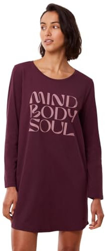 Triumph Donna Nightdresses NDK LSL X, Deep Burgundy, 42