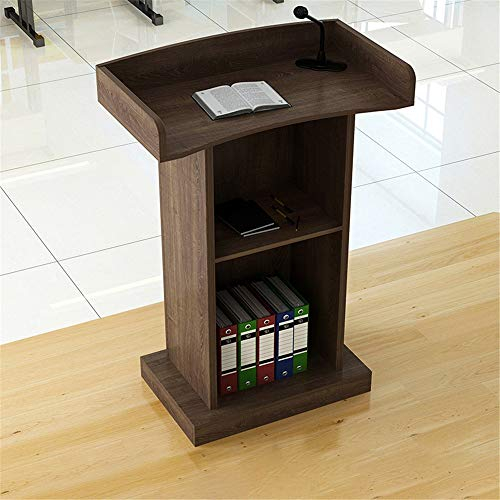 Rednerpult Podium mit Schublade für Zeremonien – Weiß, ideal für Firmencampus, Restaurant, Hochzeitsveranstaltungen – Veranstaltungsmöbel