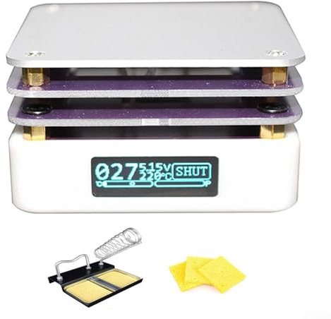 Feegow Station de soudage à plaque chauffante | Mini thermostat PD 65 W | MHP30 Plaque de soudure chauffante intelligente avec écran LED