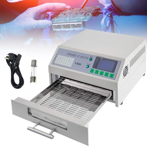 T962 T962A Four de Refusion de Bureau Station de soudage Machine de soudage Chauffage Infrarouge Carte PCB SMD SMT BGA Outil de Station de Reprise,T-962
