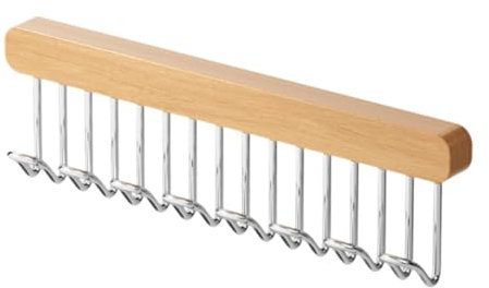 SiaBiced Kleiderständer für Den Schrank mit Ausziehbarem Halter Und Schiebehaken, Rechts mit 8 Haken