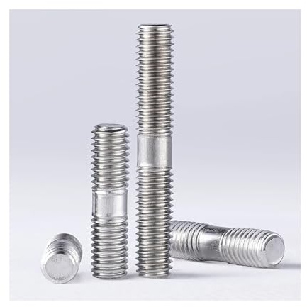 KSeSii 5 pièces métrique M8 Double extrémité tige filetée longueur 30mm - 100mm 304 goujons en acier inoxydable tige dent bâton Double tête barre filetée(M8x100mm)