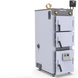 Defro Firewood Plus Holzkessel, 24 kW, Naturzugkessel für Zentralheizung, Scheitholzbetrieb
