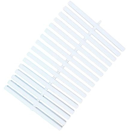 Rejilla De Drenaje For Piscina, Cubierta De Drenaje De Plástico PP, Rejilla De Desbordamiento De Zanja Empalmable, For Piscinas, Terrazas, Patios Y Entradas De Vehículos(4PCS/18cm)