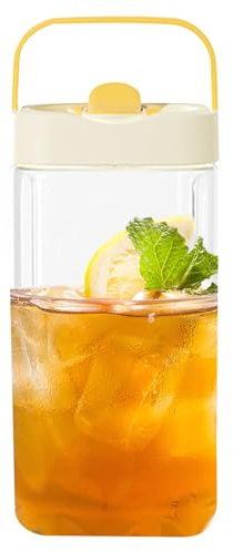 Fridge Drink Dispenser, Water and Milk Jug 3.5L for Refrigerator - Large Size Waterproof Jug for Tea, Juice and Drinks - Ideal for Kitchen, Camping and Parties