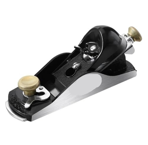 Zymjzbetic Raboteuse à Main 6.38 Pouces, raboteuse à Bloc réglable avec Lame T10, raboteuse à Fond Plat for la Coupe du Bois pour l'ébarbage, Le rabotage du Bois et Le lissage