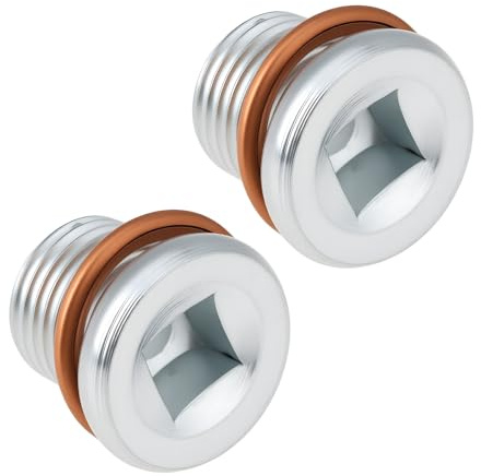 Be In Your Mind 2 Stück M16x15mm Ölablassschraube mit Dichtung 016393 4418098 Kompatibel mit Nissan Qashqai 2013-2024